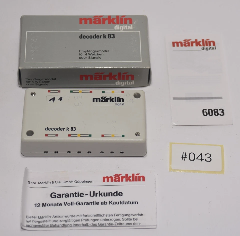 #043 Märklin 6083 Weichendecoder - getestet - Bild 1 von 1
