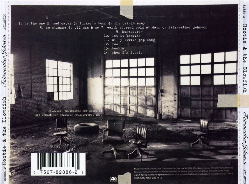 HOOTIE & THE BLOWFISH FAIRWEATHER JOHNSON NEW CD - Image 1 of 1