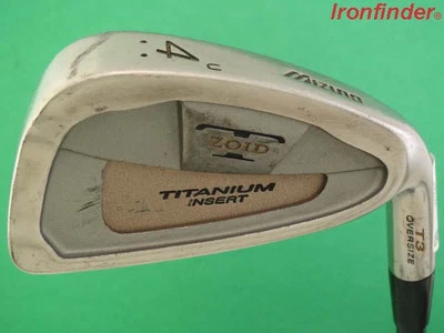 Mizuno T Zoid Titanium Insert Oversize 4 Iron Graphite Stiff Shaft Mens Right - Image 1 of 4
