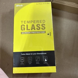 JETech Screen Protector for iPhone Pro/16 Pro Max, 2 Pack - Picture 1 of 2