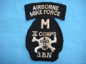VIETNAM WAR PATCH, US 3° BN 2° CORPO AVIOTRASPORTATO MIKE FORCE - Foto 1 di 2
