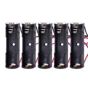 5x Batteriehalter AA 1.5V Akkuhalter Halterung Anschlusskabel Battery Holder ye - Picture 1 of 3