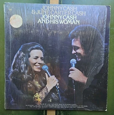 1973 Johnny Cash & June Carter His Woman Record Vinyl 12" LP 33 RPM KC 32443 - Image 1 of 4
