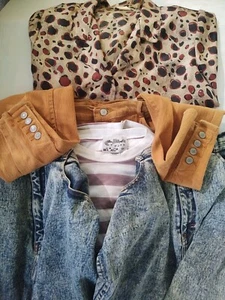 VTG Jordache Women Horse Logo Jeans ANKLE BUTTONS 16 28 HELIUM JESSICA MICHELLE - Picture 1 of 24