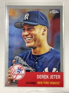 2022 Topps Chrome Platinum Image Variation Short Print Card Derek Jeter
