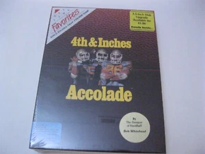 4th & Inches nuevo juego de PC sellado 5.25" disco Elogio - Imagen 1 de 2