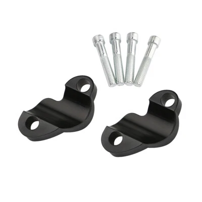 Extensiones elevadoras de manillar negras de 1" para Harley XL1200X Forty-Eight 48 2010-2018 Foto 1 de 4