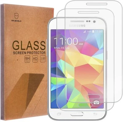 [2-PACK]-Mr.Shield para Samsung Galaxy Core Prime [Vidrio templado] Protector de pantalla Foto 1 de 4