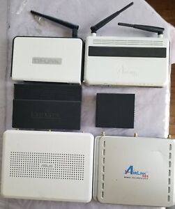 LOT 6 Routers Asus Airlink 101 TP Link AS IS