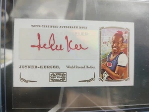 2009 Topps Mayo Jackie Joyner-Kersee SP Rip Card Mini Red Ink Autograph Card - Picture 1 of 6