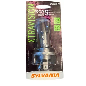 Sylvania Xtra Vision 9003 HB2 H4 60/55W One Bulb Head Light High Low Dual Beam - Picture 1 of 2