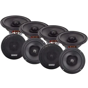 4 Pair Sundown Car Audio 6.5" 480W Peak 4 Ohm 2-Way Coaxial Speakers E-6.5CX - Picture 1 of 6