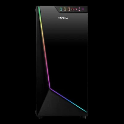 Ryzen 5 5600G Gaming Computer Desktop PC 4.4 GHZ 500GB SSD 8GB DDR4 BLACK FRIDAY - Image 1 of 4