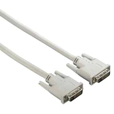 Hama DVI-Kabel, PC-Kabel , 1,50m, Stecker-Stecker, schraubbar, grau,  00200931 - Bild 1 von 4