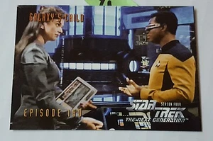 Star Trek Episode 190 Galaxys Season Four Sky Box Trading Card Back puzzle P1 - Picture 1 of 9