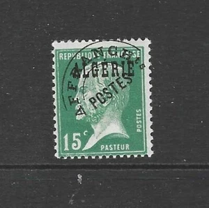 ALGERIA - PRE-CANCELLED - YVERT PRE-O 4 - MH - 1924-1925 - O/P ON PASTEUR - Picture 1 of 1