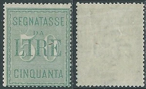 1884 REGNO SEGNATASSE 50 LIRE MH * - RC14 - Picture 1 of 1
