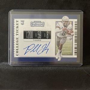 2019 Panini Contenders Draft Picks Darrell Henderson #124 Rookie Auto RC Blue