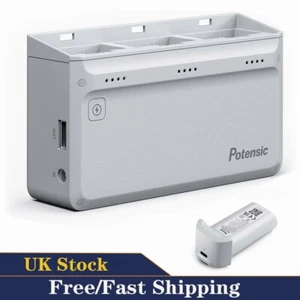 Potensic Atom SE Parallel Charging Hub, 1 Battery , 1 Super Quick Charge Adapter - Picture 1 of 5