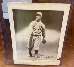 M114 Baseball Magazine Signed Photo Burleigh Grimes Auto - Picture 1 of 2