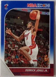 DERRICK JONES JR. 2019-20 Panini HOOPS BLUE parallel RETAIL EXCLUSIVE Heat - Picture 1 of 1