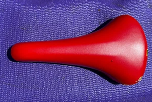Selle San Marco Tecno Dynamica Scocca M Saddle RED Leather ~273g MFG 01/98 ITALY - Picture 1 of 10