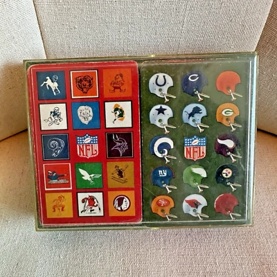 Vintage Stancraft 1963 NFL Playing Cards Hall of Fame Double Deck Complete USA - Image 1 of 4