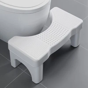 Squatting Potty Stool for Adults, 7 Inch Toilet Stool Poop Stool Adult, Plast... - Picture 1 of 7