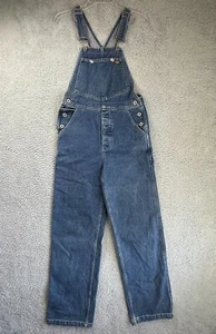 Vtg Guess Overalls Small Bib 80s 90s Denim USA Jean Carpenter Painter Ranch Work - Picture 1 of 24