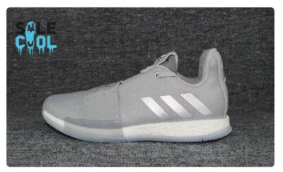 Adidas James Harden Vol 3 Voyager Grey Two Silver Men's Shoes F36443 - Image 1 of 4