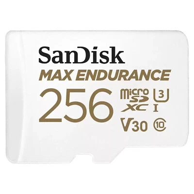 SanDisk Max Endurance 256GB UHS-I C1 Micro SDXC Memory Card with Adapter - Image 1 of 2