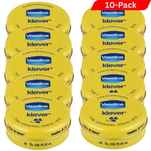 10 x Vaseline Clover Moisturising Dry Skin Lip Balm Daily Use 40g - Picture 1 of 3