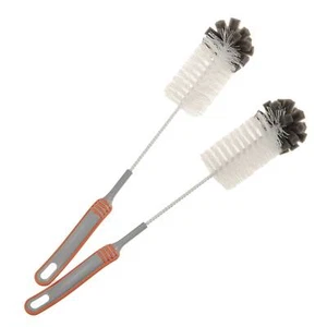 Flaschenbürste mit Schwamm 2 x Gläserbürste extra lange Spülbürste Schwammbürste - Bild 1 von 8