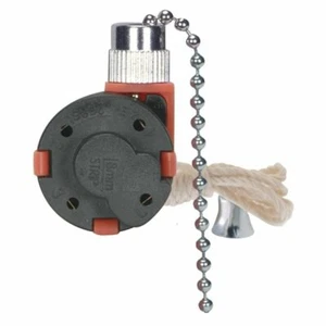 Satco 3 Speed Ceiling Fan Switch Nickel - 801983 (1) - Picture 1 of 1