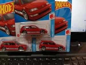 hot wheels 2023JImports '90 Honda Civic Lot Of 3 - Picture 1 of 2