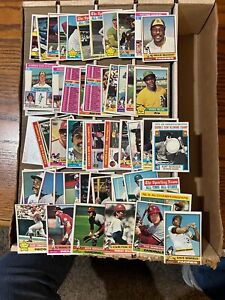 1976 Topps Baseball HUGE Lot (~3,800 cards) Stars Commons most EX - VG