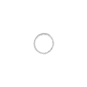 10pcs 925 Sterling Silver Twisted Closed Jump Rings 5mm 20.5ga for DIY Jewelry - Picture 1 of 1