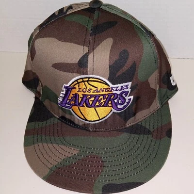 Gorra de Béisbol Lakers-Camuflaje-Oficial NBA-Ultra Juego-Ajustable-usada` Foto 1 de 4