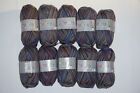 10 x 50 gr. sock wool/tights wool 4 x sporty color Fb: 187 new!