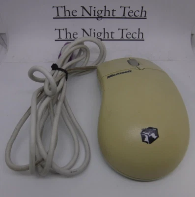 Genuine OEM Vintage Microsoft InteliMouse 1.2A Mechanical Ball Wheel Mouse - Image 1 of 4
