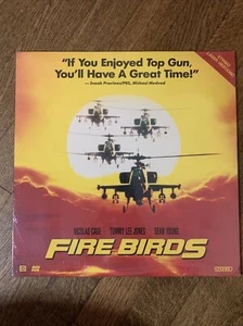 FIRE BIRDS Laserdisc LD Nicholas Cage 1990 Tommy Lee Jones Sean Young - Picture 1 of 2