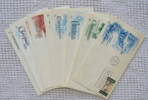 LOT (16) 1969-1977 WEIHNACHTEN ERSTTAGSAUSGABE CACHES mit BLOCK MADONNA SCHLITTEN + - Bild 1 von 5