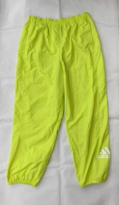adidas Women's Fashion High-Waisted Woven Pants L Yellow GT3278 - Image 1 of 2