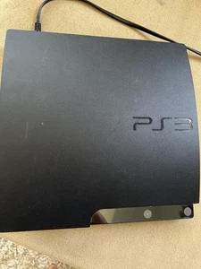 Sony PlayStation 3 Slim 160 GB Home Console - Nera (CECH-2501A) con cavo di alimentazione - Foto 1 di 1