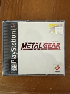 Metal Gear Solid PS1 Black Label Complete Manual CIB PlayStation 1 - Picture 1 of 5