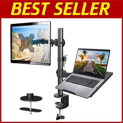 Versatile Laptop and Monitor Stand with Cable Management - Image 1 of 4