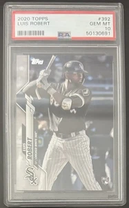 2020 Topps LUIS ROBERT Rookie #392 Chicago White Sox PSA 10 - Picture 1 of 2
