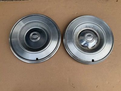 Two 1972 Ford 14" Hubcaps 1975 Galaxie Torino LTD Wheel Covers - Image 1 of 2
