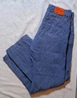 ETRO 100% Linen Italian 5 Pocket Jeans Pants Size Men's / US 35x32 - Image 1 of 4