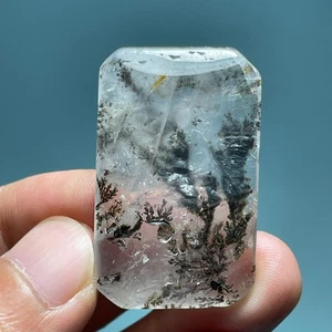 78ct Purificar Curar Raro Claro Natural Árbol de Mica Cristal Reiki Espécimen Colgante - Imagen 1 de 9